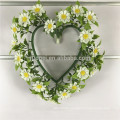 Cheap hanging artificial flower wreath for window decor